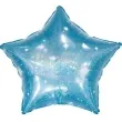 balon foliowy gwiazdka galaxy holograficzny blekitny folat 24 str