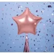 balon foliowy gwiazdka rozowe zloto partydeco 19 str