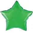 balon foliowy gwiazdka zielony partypal 18 str