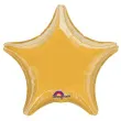 balon foliowy gwiazdka zloty amscan 19 str