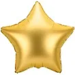 balon foliowy gwiazdka zloty satynowy partydeco 19 str