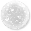 balon foliowy gwiazdki transpatentny qualatex 20 orb