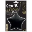 balon foliowy gwiazdy beauty and charm czarny godan 19 str