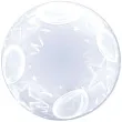 balon foliowy gwiazdy i baloniki transparentny qualatex 24 orb