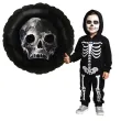 balon foliowy halloween czacha czarny 18 rnd