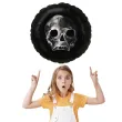 balon foliowy halloween czacha czarny 18 rnd