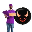 balon foliowy halloween demon czarny 18 rnd