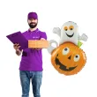 balon foliowy halloween dynia i duch pomaranczowy patypal 32 shp