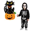 balon foliowy halloween dynia i kot czarno pomaranczowy patypal 38 shp