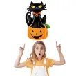 balon foliowy halloween dynia i kot czarno pomaranczowy patypal 38 shp