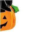 balon foliowy halloween dynia i kot czarno pomaranczowy patypal 38 shp