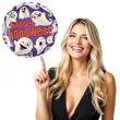 balon foliowy halloween emotikony qualatex 18 rnd