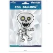 balon foliowy halloween kosciotrup czarno bialy patypal 32 shp