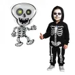 balon foliowy halloween kosciotrup czarno bialy patypal 32 shp