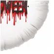 balon foliowy halloween krwawe mary bialy 18 rnd