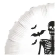 balon foliowy halloween szkielet z dynia bialy 18 rnd