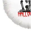 balon foliowy halloween szkielet z dynia bialy 18 rnd