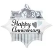 balon foliowy happy anniversary amscan 20 str