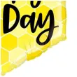 balon foliowy happy bee day qualatex 20 shp