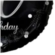 balon foliowy happy birthday 30 b c czarno srebrny godan 18 rnd
