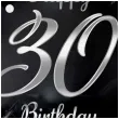 balon foliowy happy birthday 30 b c czarno srebrny godan 18 rnd