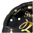 balon foliowy happy birthday 30 b c czarno zloty godan 18 rnd