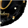 balon foliowy happy birthday 30 b c czarno zloty godan 18 rnd