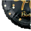 balon foliowy happy birthday 40 b c czarno zloty godan 18 rnd