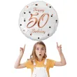 balon foliowy happy birthday 50 b c rozowe zloto godan 18 rnd