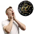 balon foliowy happy birthday 60 b c czarno zloty godan 18 rnd