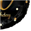 balon foliowy happy birthday 60 b c czarno zloty godan 18 rnd