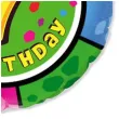 balon foliowy happy birthday 7 urodziny flexmetal 18 rnd