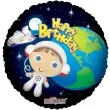 balon foliowy happy birthday astronauta kaleidoscope 18 rnd