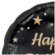 balon foliowy happy birthday b c czarno zloty godan 18 rnd