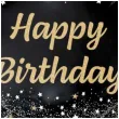 balon foliowy happy birthday b c czarno zloty godan 18 rnd