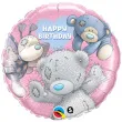 balon foliowy happy birthday blue nose friends qualatex 18 rnd