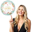 balon foliowy happy birthday boho amscan 18 rnd