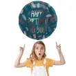 balon foliowy happy birthday chique turkusowy folat 18 rnd