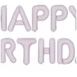 balon foliowy happy birthday fioletowy partydeco 14 ltr