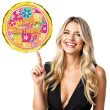balon foliowy happy birthday flexmetal 18 rnd