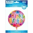 balon foliowy happy birthday gwiazdki godan 18 rnd