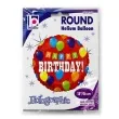 balon foliowy happy birthday holo czerwony grabo 18 rnd