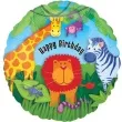 balon foliowy happy birthday jungle amscan 18 rnd