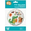 balon foliowy happy birthday krokodyl wiewiorka godan 18 rnd