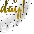 balon foliowy happy birthday kropki zlote folat 18 rnd