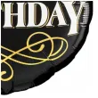 balon foliowy happy birthday limited edition dekoracja na urodziny czarny 18 rnd