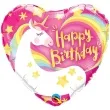 balon foliowy happy birthday magiczny jednorozec qualatex 9 hrt