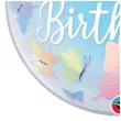 balon foliowy happy birthday motylki qualatex bubbles 22 orb