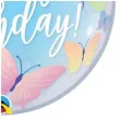 balon foliowy happy birthday motylki qualatex bubbles 22 orb