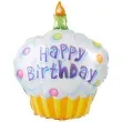 balon foliowy happy birthday muffin blekitny oem 14 shp